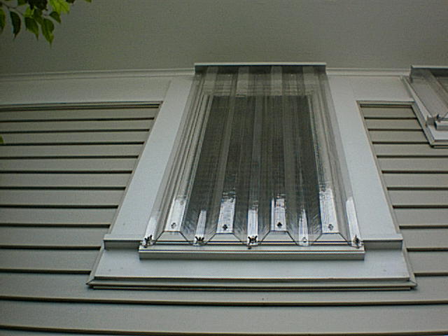 Clear Storm Panels Window