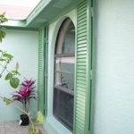 Colonial Decorative Green Shutters