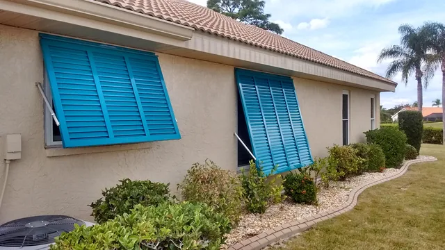 Non-Impact Bahama Shutters - factory-direct hurricane protection by Hurricane Shutters Florida